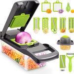 innofiz 6-in-1 Vegetable Cutter & Silk Shredder – Quick Chop Kitchen Gadget