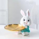 Innofiz Rabbit Tray – Cute Hallway & Desktop Key Organizer for Home & Office