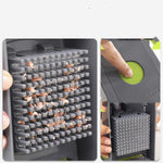 innofiz 6-in-1 Vegetable Cutter & Silk Shredder – Quick Chop Kitchen Gadget