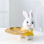 Innofiz Rabbit Tray – Cute Hallway & Desktop Key Organizer for Home & Office